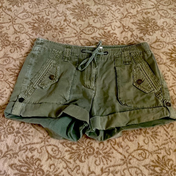 J Crew Green Shorts